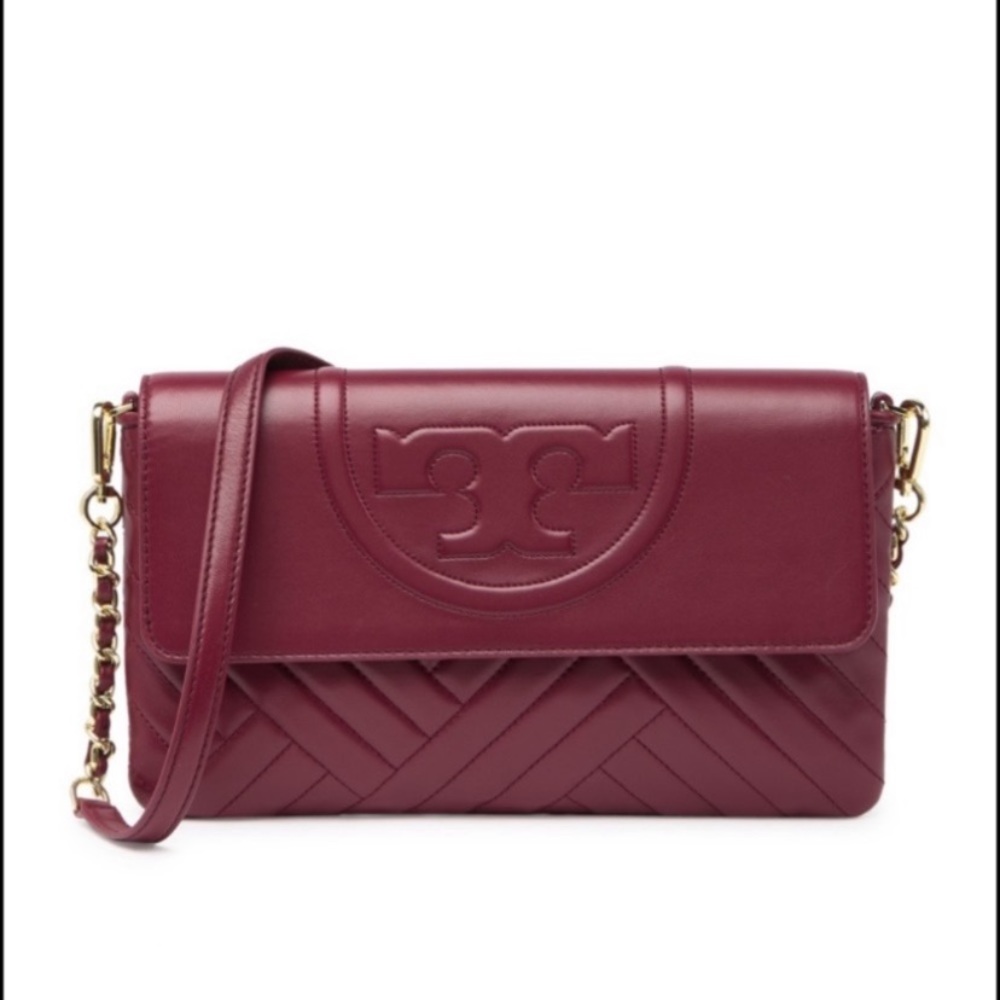 NWT authentic Tory Burch Alexa Quilted Clutch